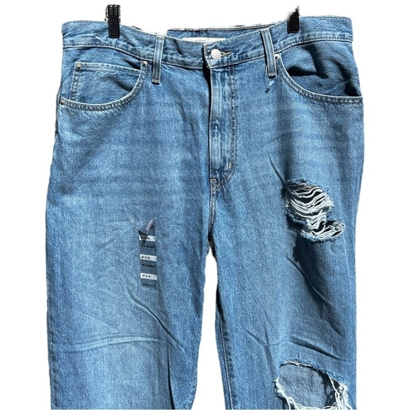 🌻NEW (w/tag) Levi's Women's 94 Big Baggy Distressed Jeans Size 31 - Picture 3 of 11